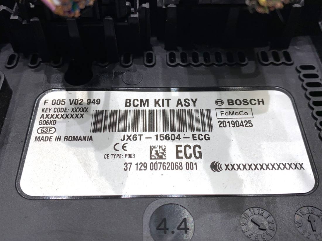 Блок керування модуль Ford Focus JX6T-15604-ECG — фото деталі 4
