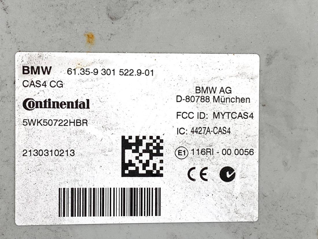 Блок керування модуль BMW 5 F10 9301522 — фото деталі 4