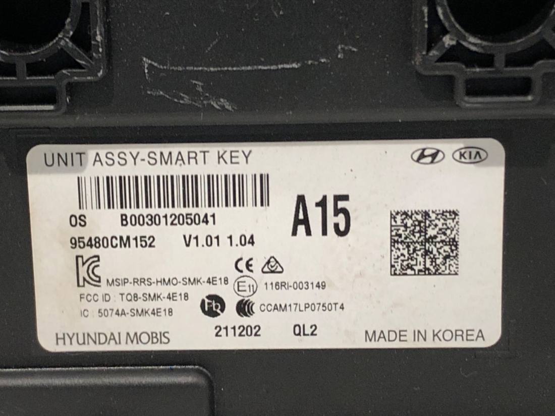 Блок керування модуль Hyundai Kona 95480CM152 — фото деталі 5
