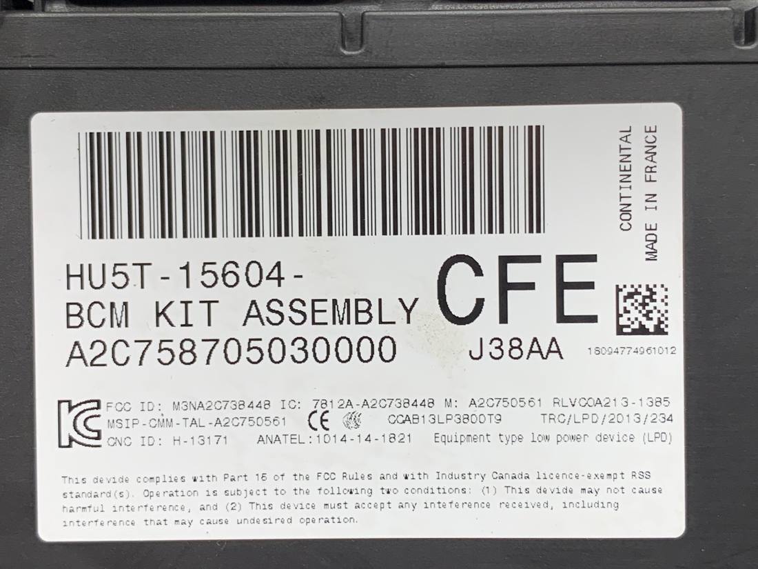 Блок керування модуль Ford Mondeo HU5T-15604-CFE — фото деталі 5