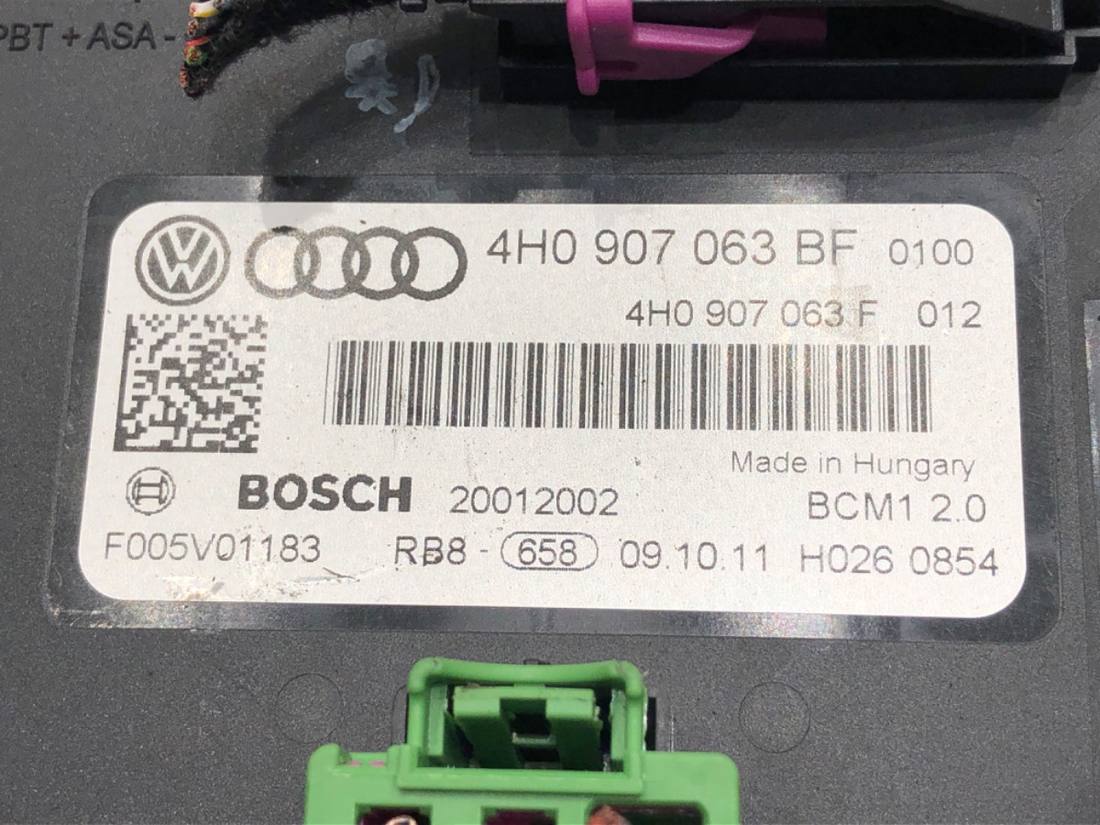 Блок керування модуль Audi A6 C7 4H0907063BF — фото деталі 3