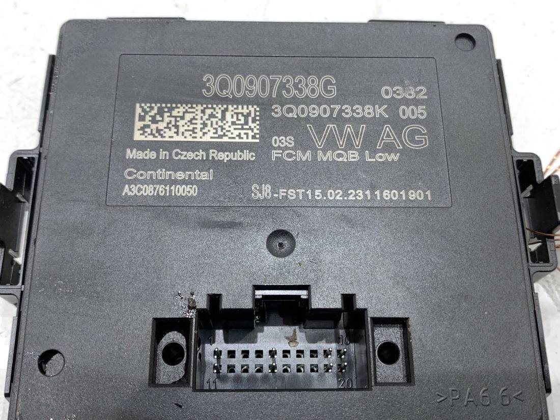 Блок керування модуль Skoda Superb 3 3Q0907338K — фото деталі 3