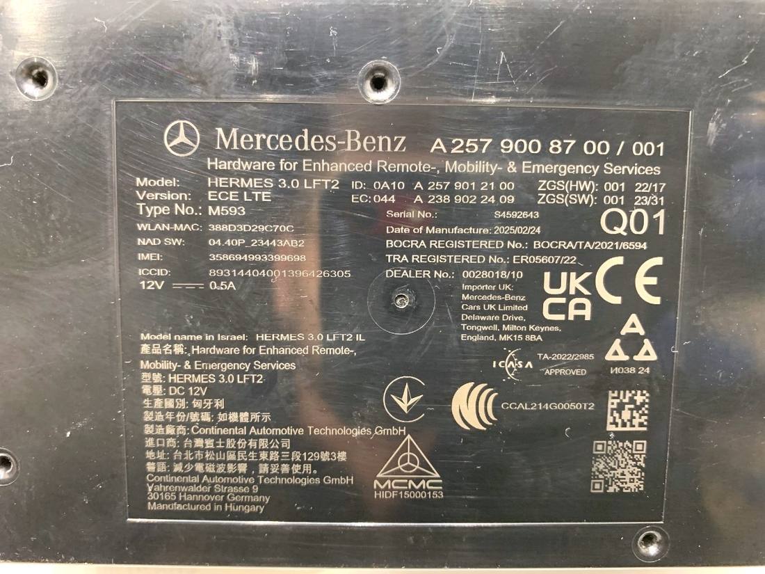 Блок керування модуль Mercedes GLE V167 A2579008700 — фото деталі 4