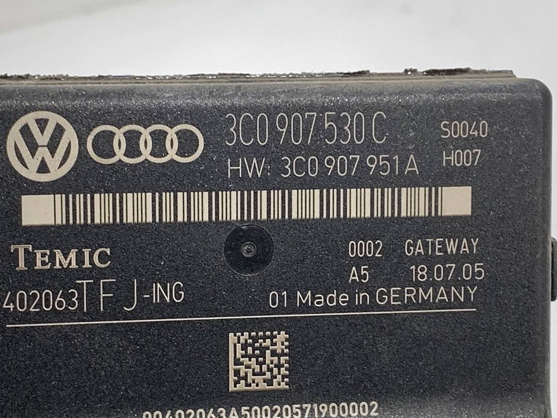 Блок керування модуль Volkswagen Passat B6 3C0907530C — фото деталі 4