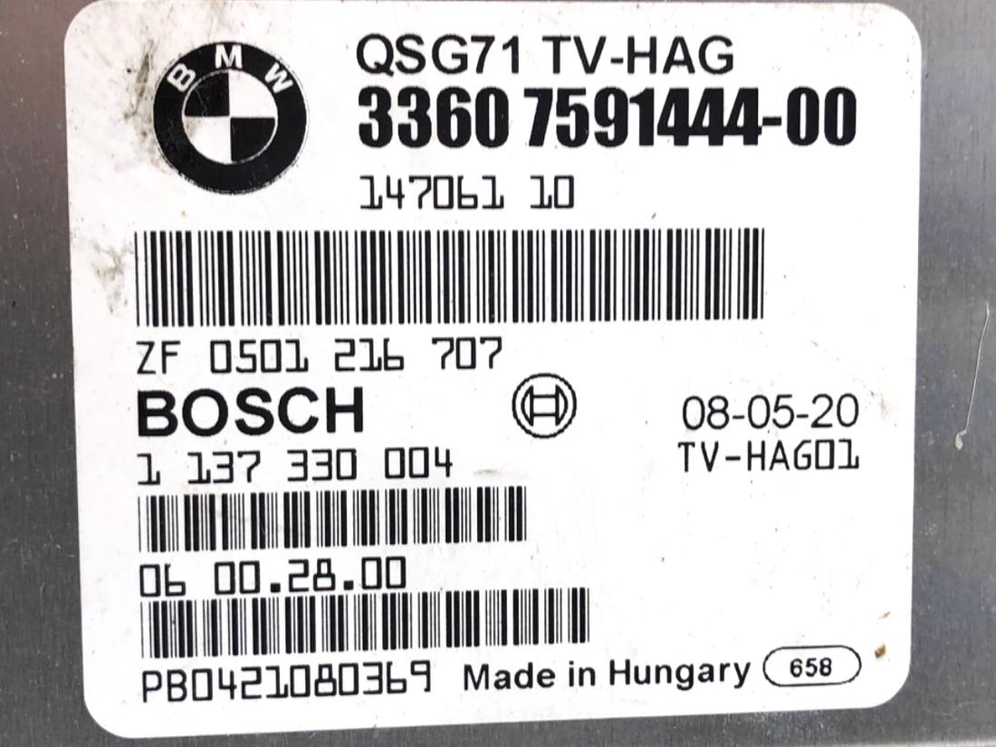 Блок керування модуль BMW X6 7591444 — фото деталі 5