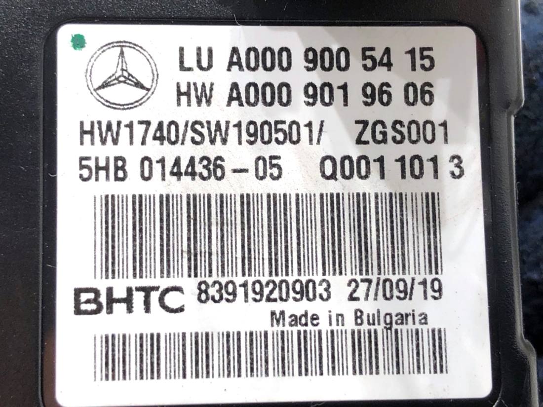 Блок керування модуль Mercedes GLC X253 A0009005415 — фото деталі 4