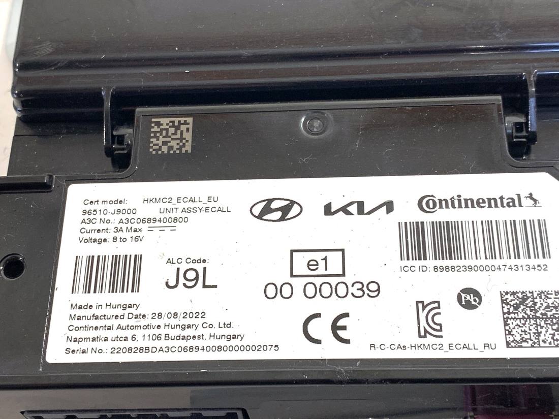 Блок керування модуль Hyundai Kona 96510-J9000 — фото деталі 4