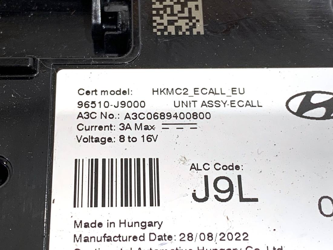 Блок керування модуль Hyundai Kona 96510-J9000 — фото деталі 5