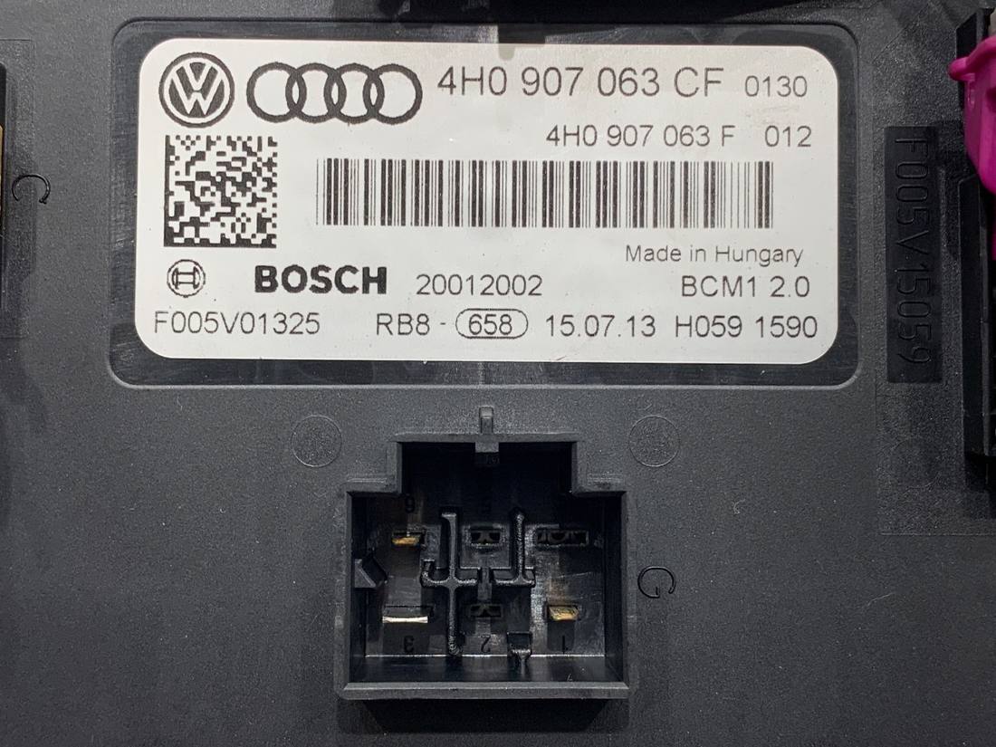 Блок керування модуль Audi A6 C7 4H0907063CF — фото деталі 3