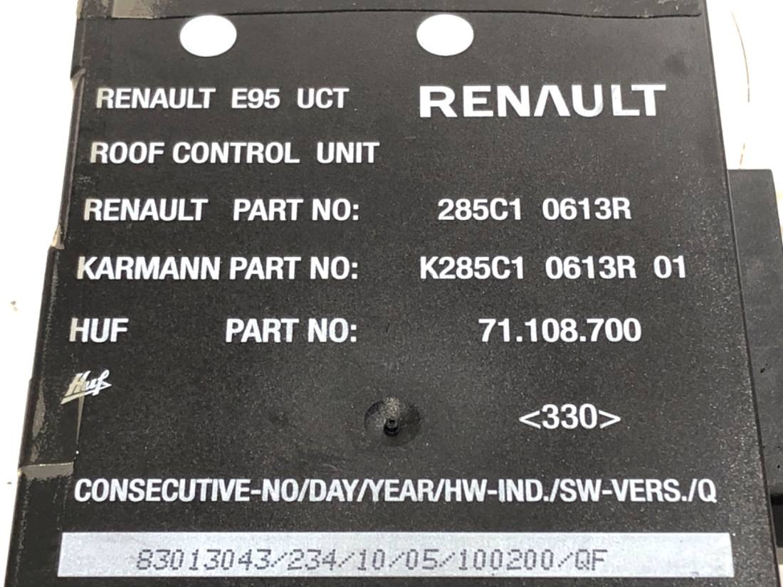Блок керування модуль Renault Megane 1 285C10613R — фото деталі 4