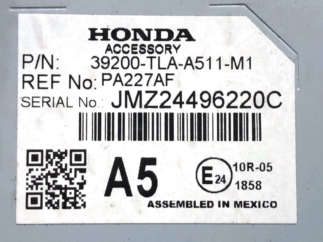 Блок керування модуль Honda CR-V 39200-TLA-A511-M1 — фото деталі 4