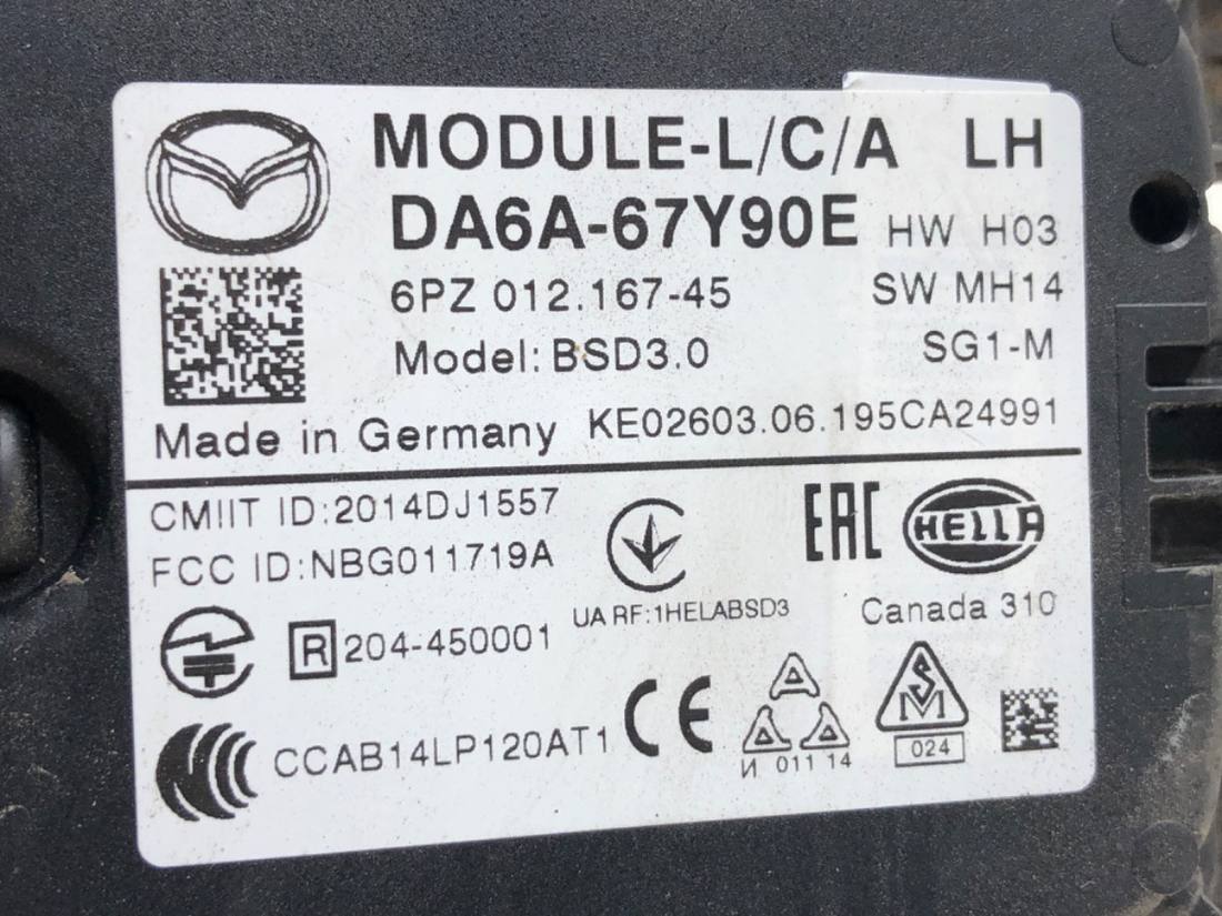 Блок керування модуль Mazda 2 DA6A-67Y80E — фото деталі 4