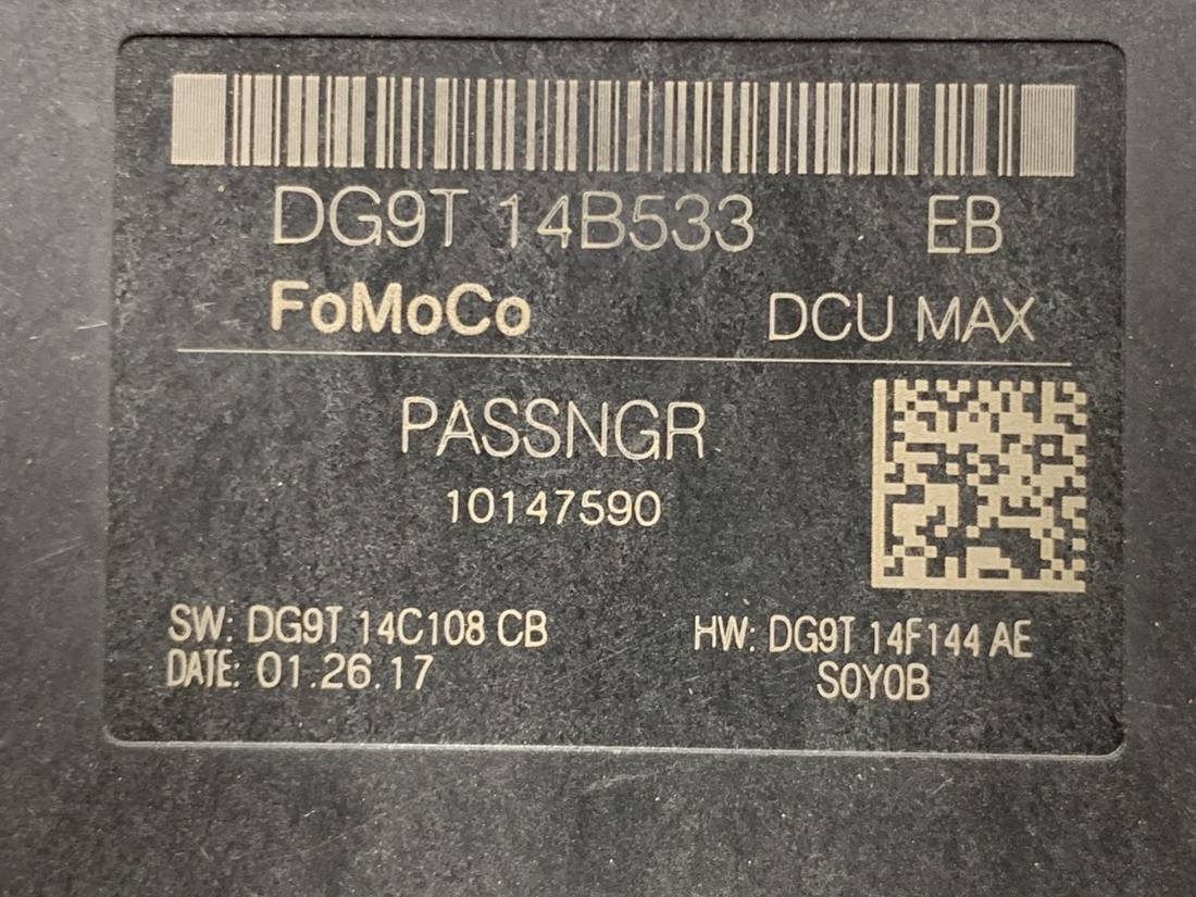 Блок керування модуль Ford S-max DG9T-14B533-EB — фото деталі 3