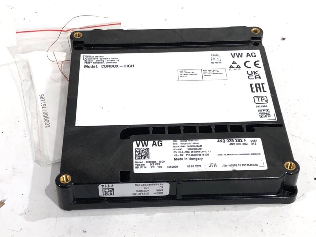 Блок управления модуль Audi A7 4G 4N0035282F