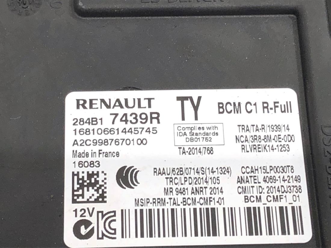 Блок керування модуль Renault Megane 4 A2C32559800 — фото деталі 4