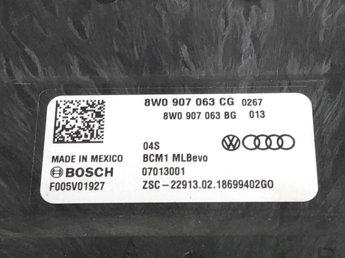 Блок управления модуль Audi Q5 8W0907063CG — фото детали 5