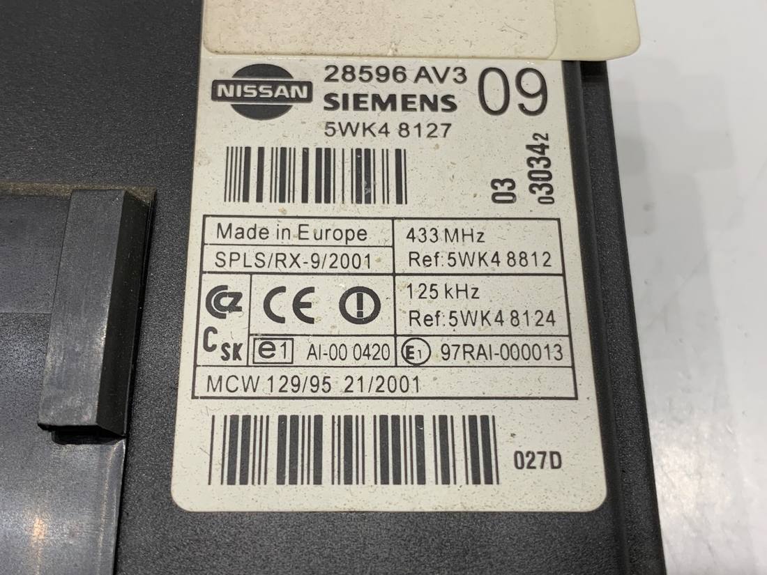 Блок управления модуль Nissan Primera 5WK48127 — фото детали 4