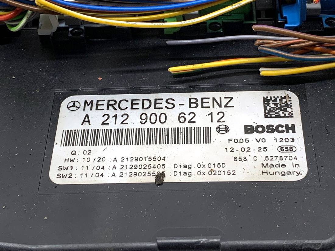 Блок керування модуль Mercedes E W212 A2129006212 — фото деталі 4