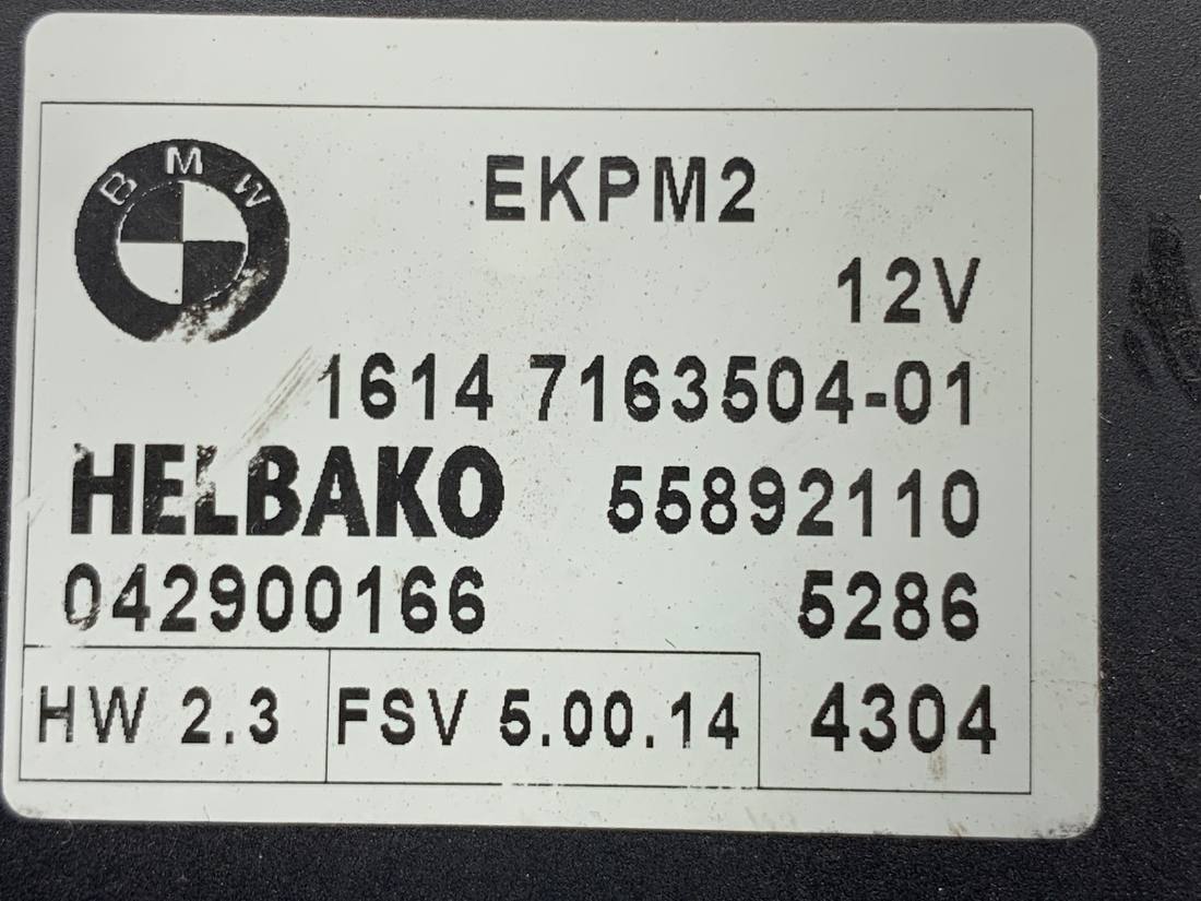 Блок керування модуль BMW 5 E60 7163504 — фото деталі 4