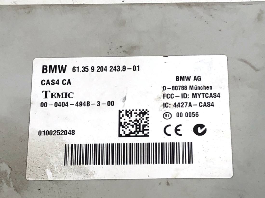 Блок керування модуль BMW 7 F01 9204243 — фото деталі 4