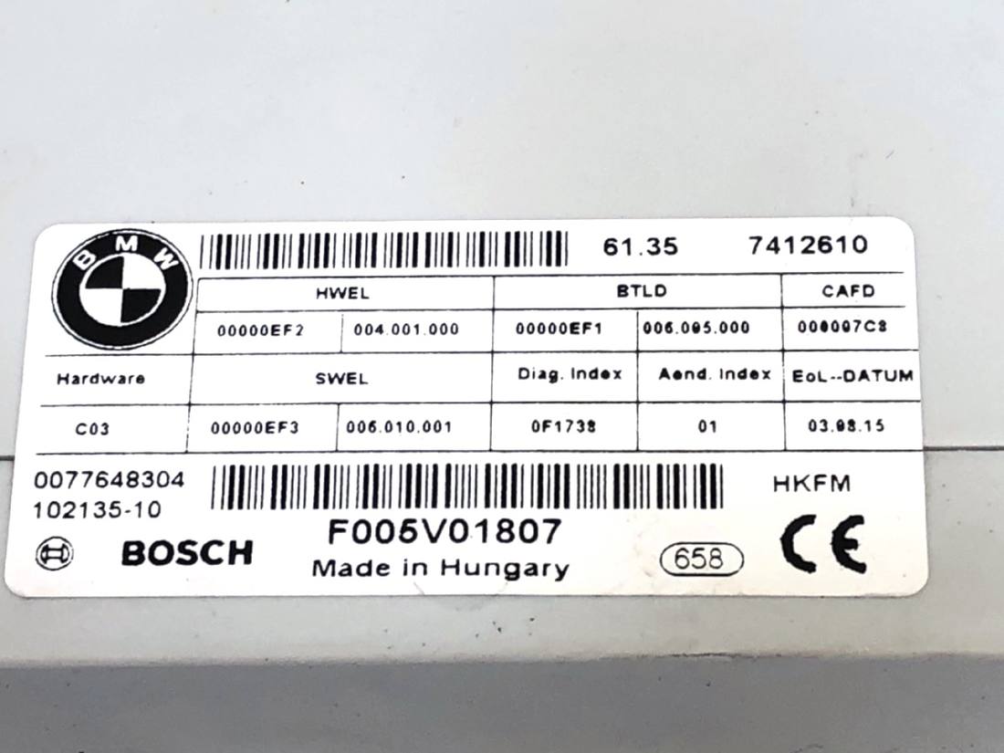 Блок керування модуль BMW 2 F45 F46 7412610 — фото деталі 4