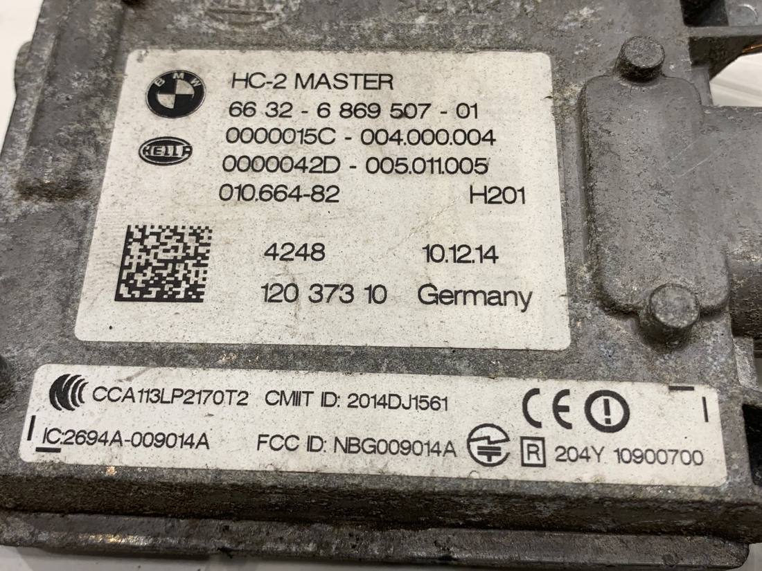 Блок керування модуль BMW 6 F06 6869507 — фото деталі 4
