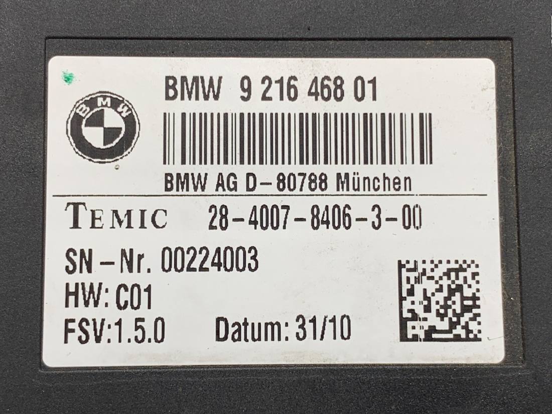 Блок керування модуль BMW 5 F10 9216468 — фото деталі 4