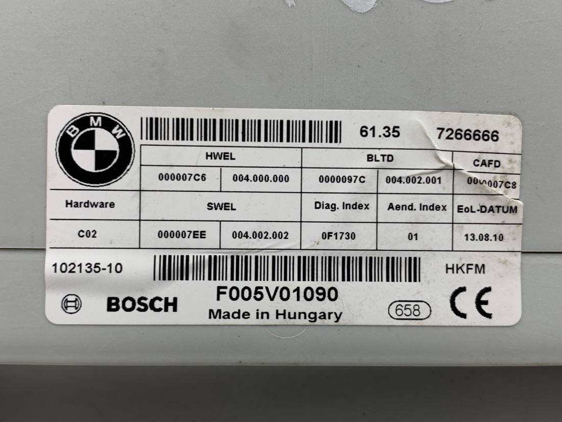 Блок керування модуль BMW 5 F10 7266666 — фото деталі 4