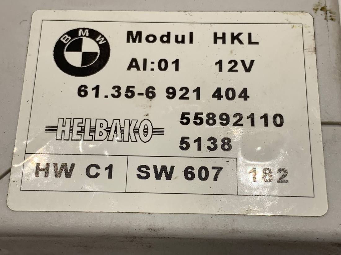 Блок керування модуль BMW 7 E65 6921404 — фото деталі 4