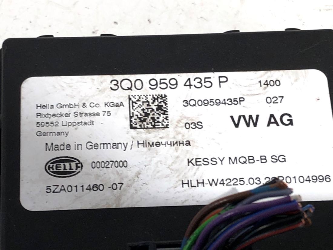 Блок керування модуль Volkswagen Passat B8 3Q0959435P — фото деталі 5