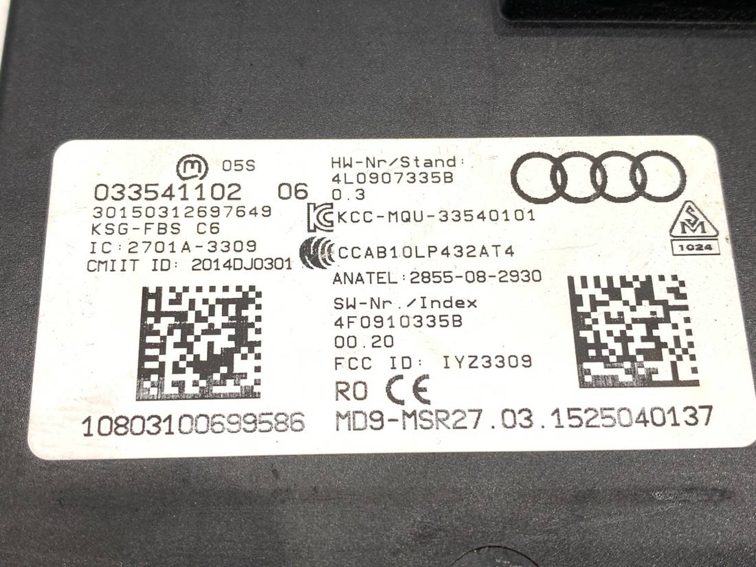 Блок керування модуль Audi Q7 4F0910335B — фото деталі 4