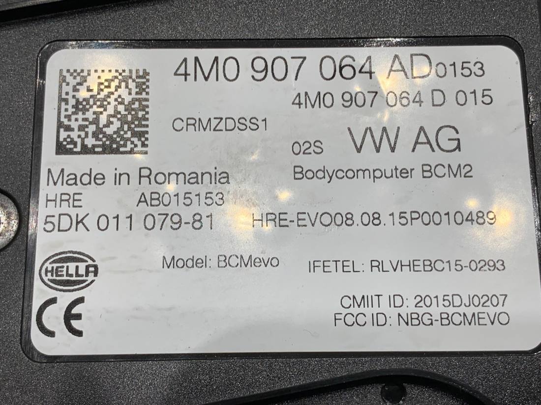 Блок управления модуль Audi Q7 4M0907064AD — фото детали 4