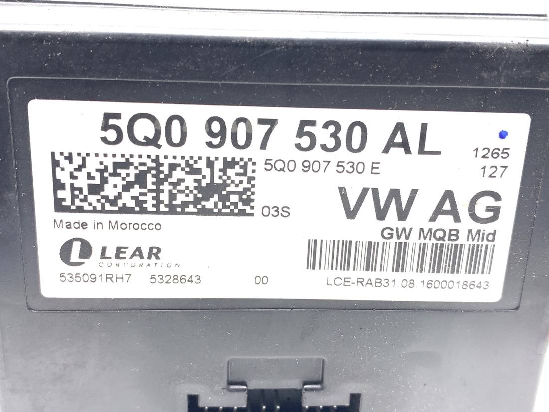 Блок керування модуль Volkswagen Golf 7 5Q0907530AL — фото деталі 4