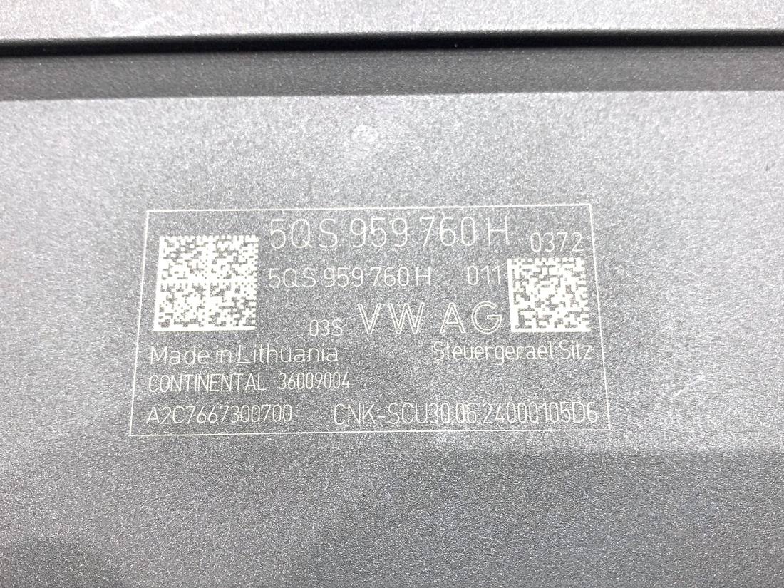 Блок керування модуль Skoda Superb 4 5QS959760H — фото деталі 4