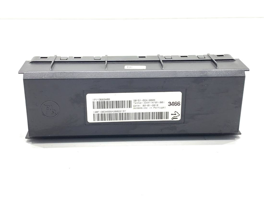 Блок керування модуль Opel Astra J 13583466