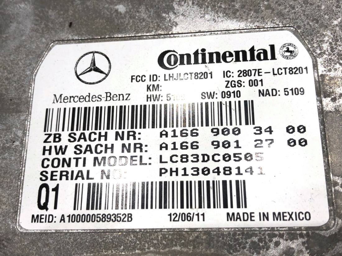 Блок керування модуль Mercedes E W212 A1669003400 — фото деталі 4
