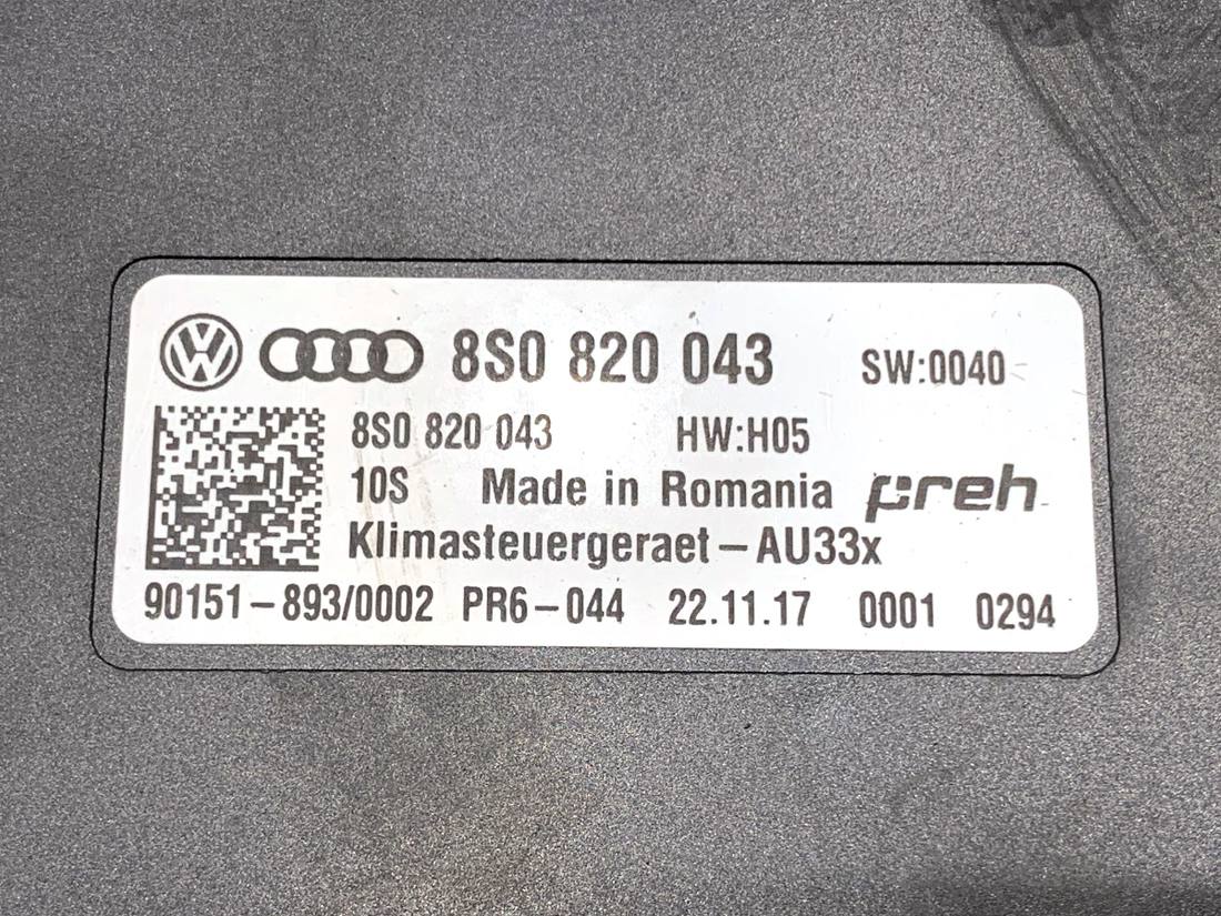Блок керування модуль Audi TT 8S0820043 — фото деталі 4