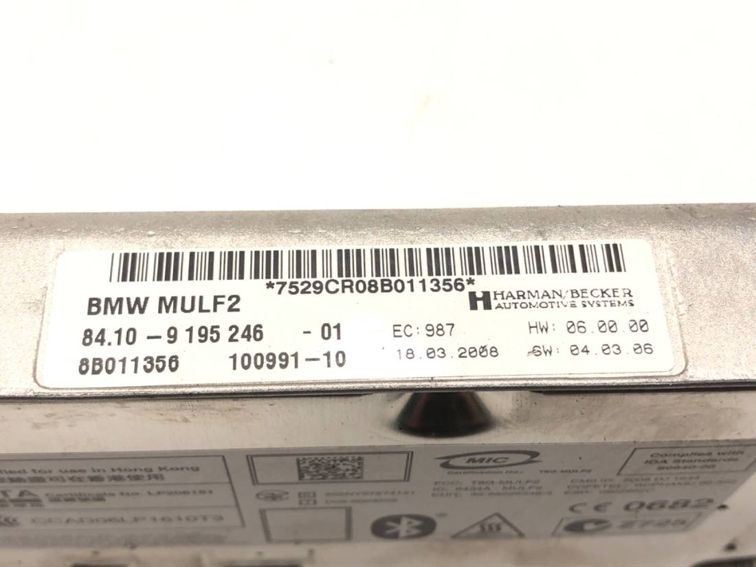 Блок керування модуль BMW 1 E87 9195246 — фото деталі 7