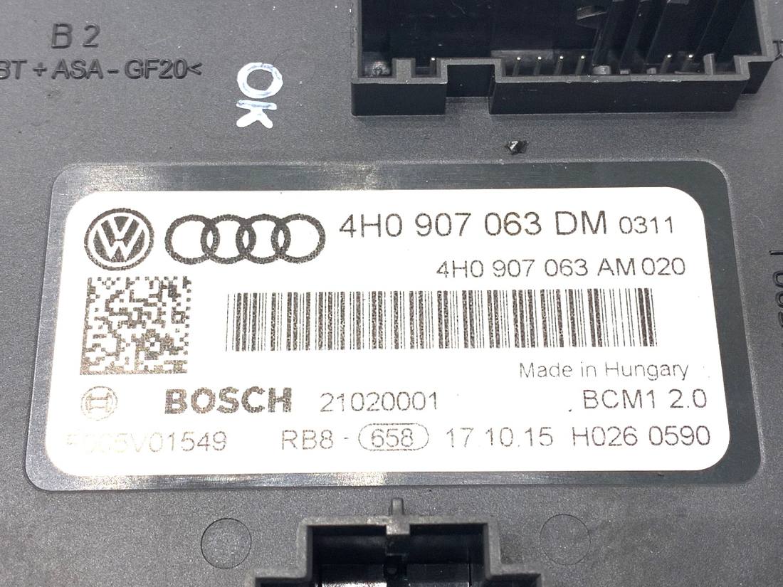 Блок керування модуль Audi A6 C7 4H0907063DM — фото деталі 3