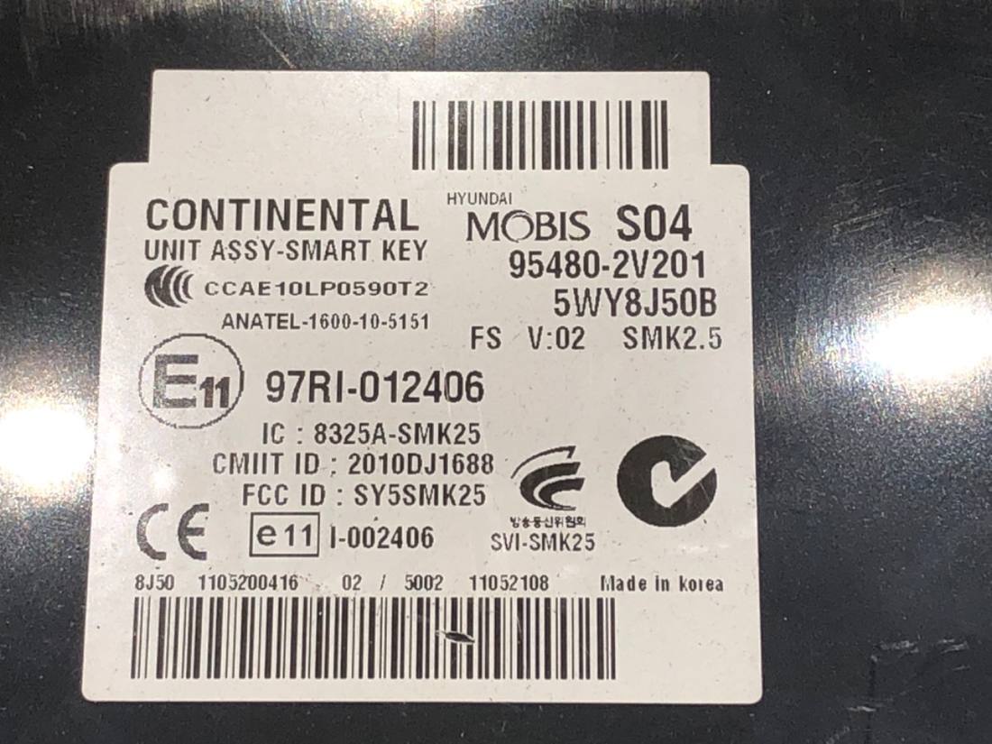 Блок керування модуль Hyundai Veloster 95480-2V201 — фото деталі 5