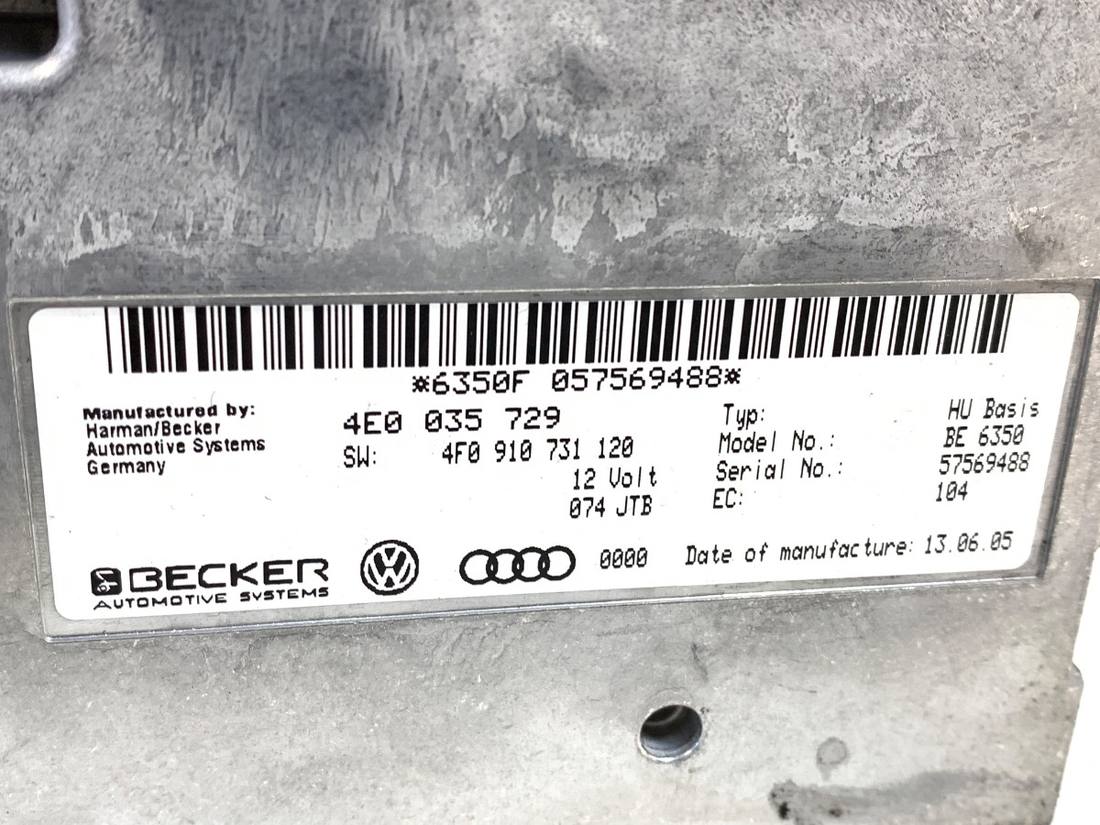Блок керування модуль Audi A4 B8 4E0035729 — фото деталі 4
