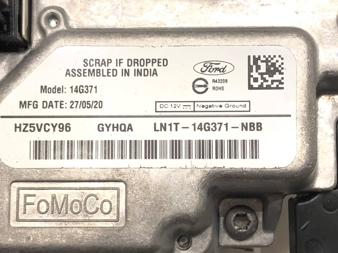 Блок управления модуль Ford ECOSPORT LN1T-14G371-NBB — фото детали 5