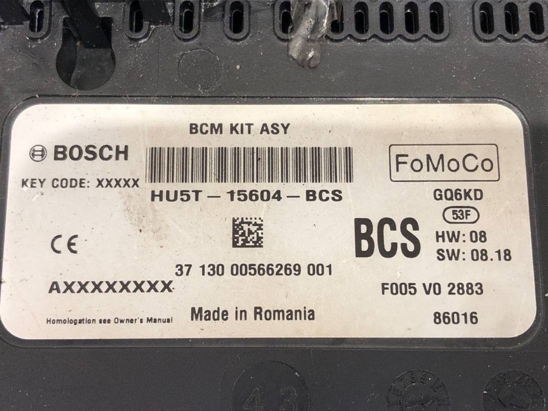 Блок управления модуль Ford ECOSPORT LN15-14G229-AK — фото детали 5