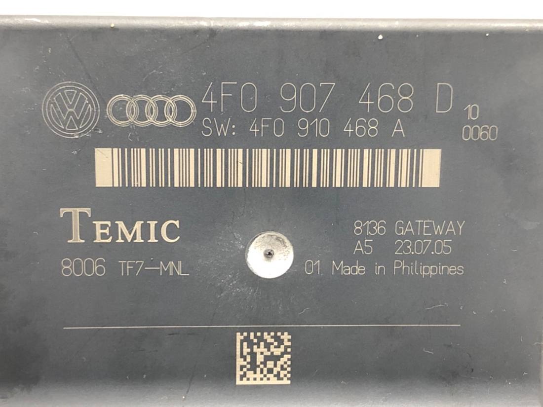 Блок керування модуль Audi A6 C6 4F0907468D — фото деталі 4