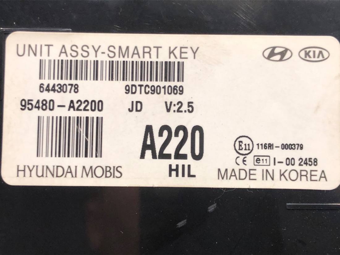 Блок управления модуль Kia Ceed 95480-A2200 — фото детали 4