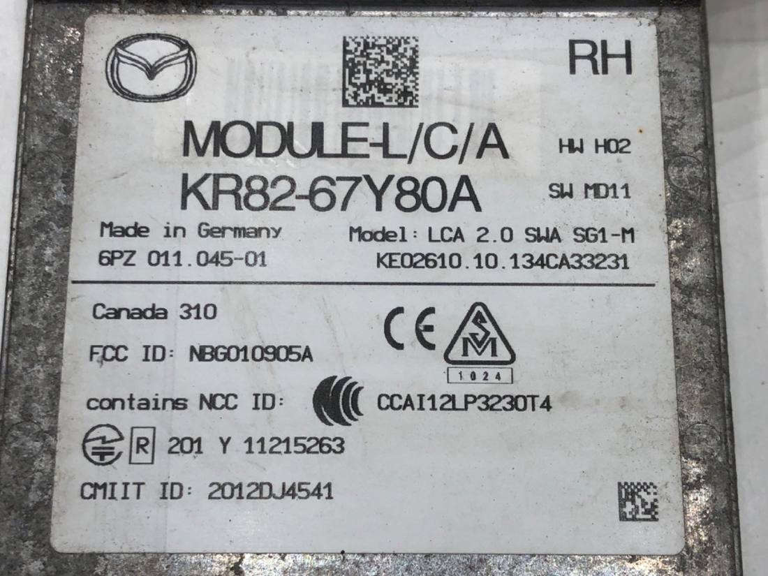 Блок керування модуль Mazda CX-5 KR82-67Y80A — фото деталі 4