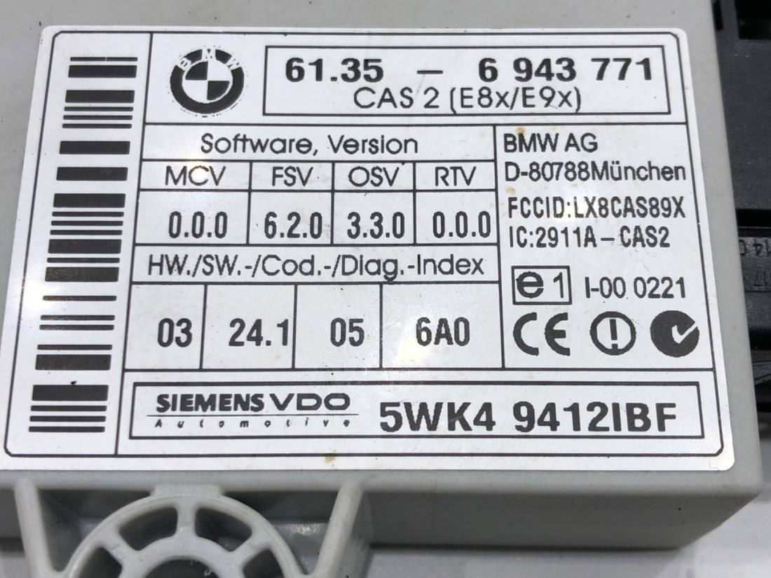 Блок керування модуль BMW 3 E90 6943771 — фото деталі 4