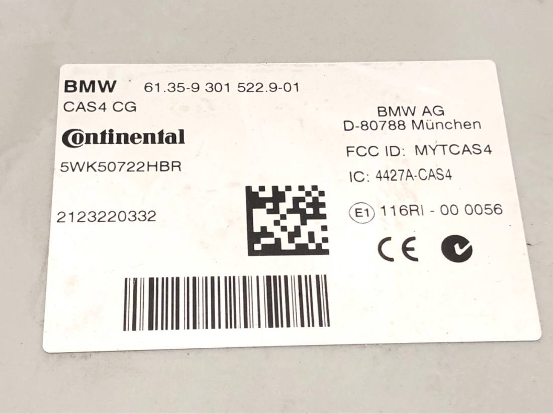 Блок керування модуль BMW 5 F10 9301522 — фото деталі 4