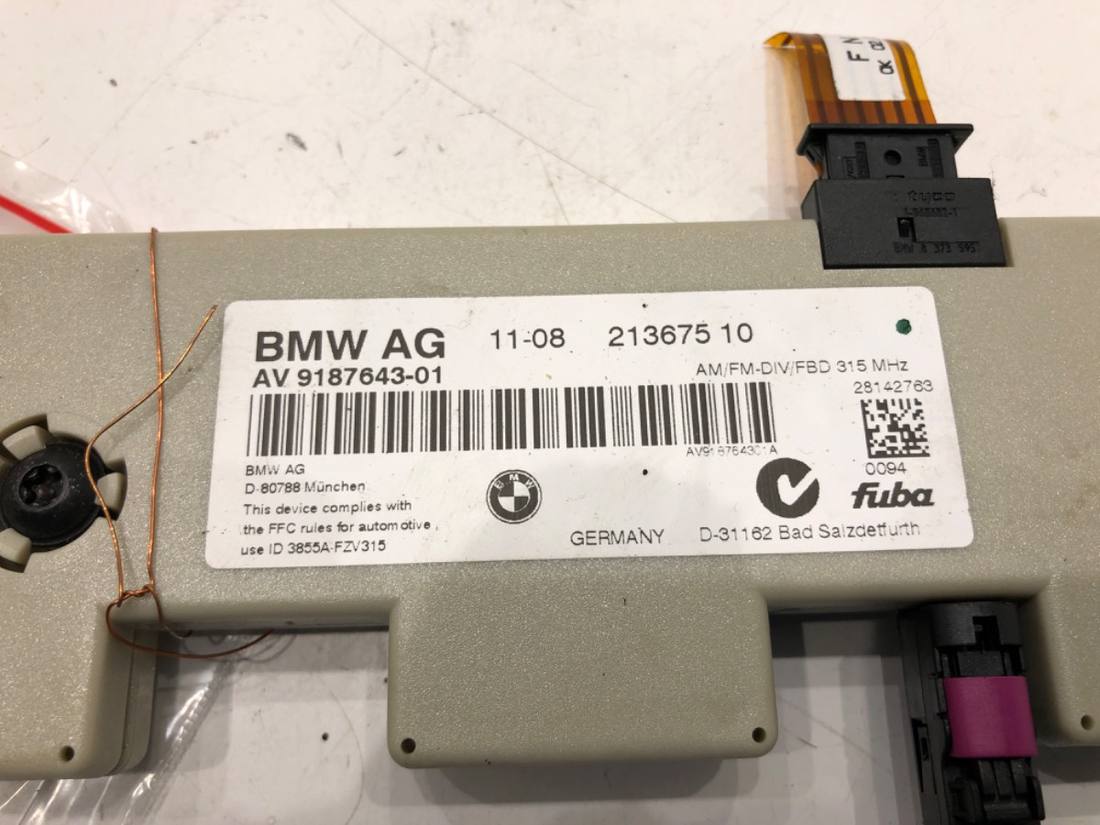 Блок керування модуль BMW 3 E90 9187643 — фото деталі 4