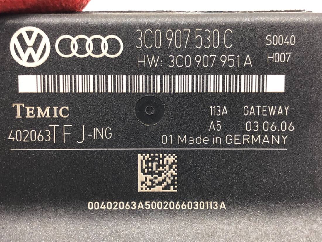 Блок керування модуль Volkswagen Passat B6 3C0907530C — фото деталі 4